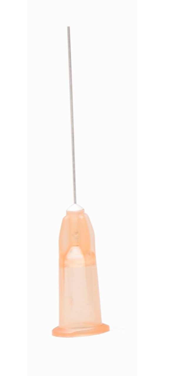 Pulpdent Straight Tip, Orange, 30 Gauge, 100/pk