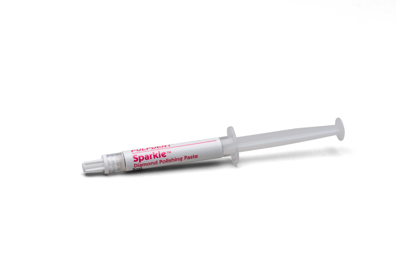 Pulpdent Sparkle Diamond Poilshing Paste, 3mL Syringe