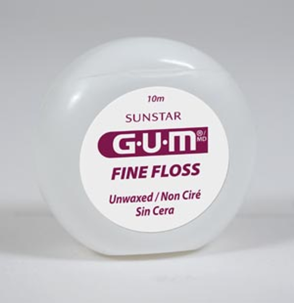Sunstar GUM Fine Floss, Unwaxed, 4 yds, 144/bx
