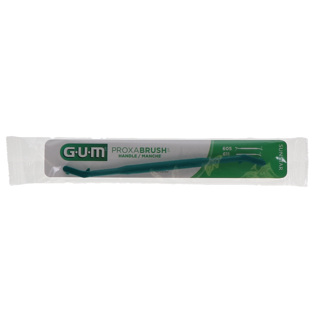 GUM® Go-Betweens Proxabrush Dual Ended Handle, 12/bx