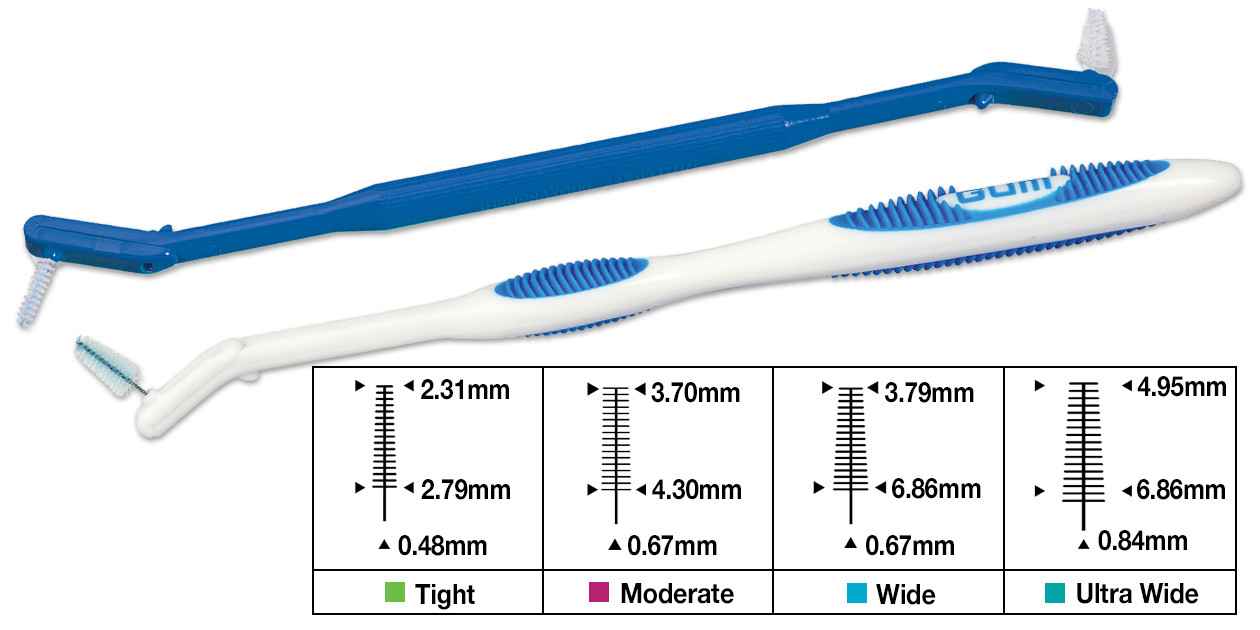 Sunstar Proxabrush, Dual Ended Handle, Plastic, 1 dz/bx | Optimus
