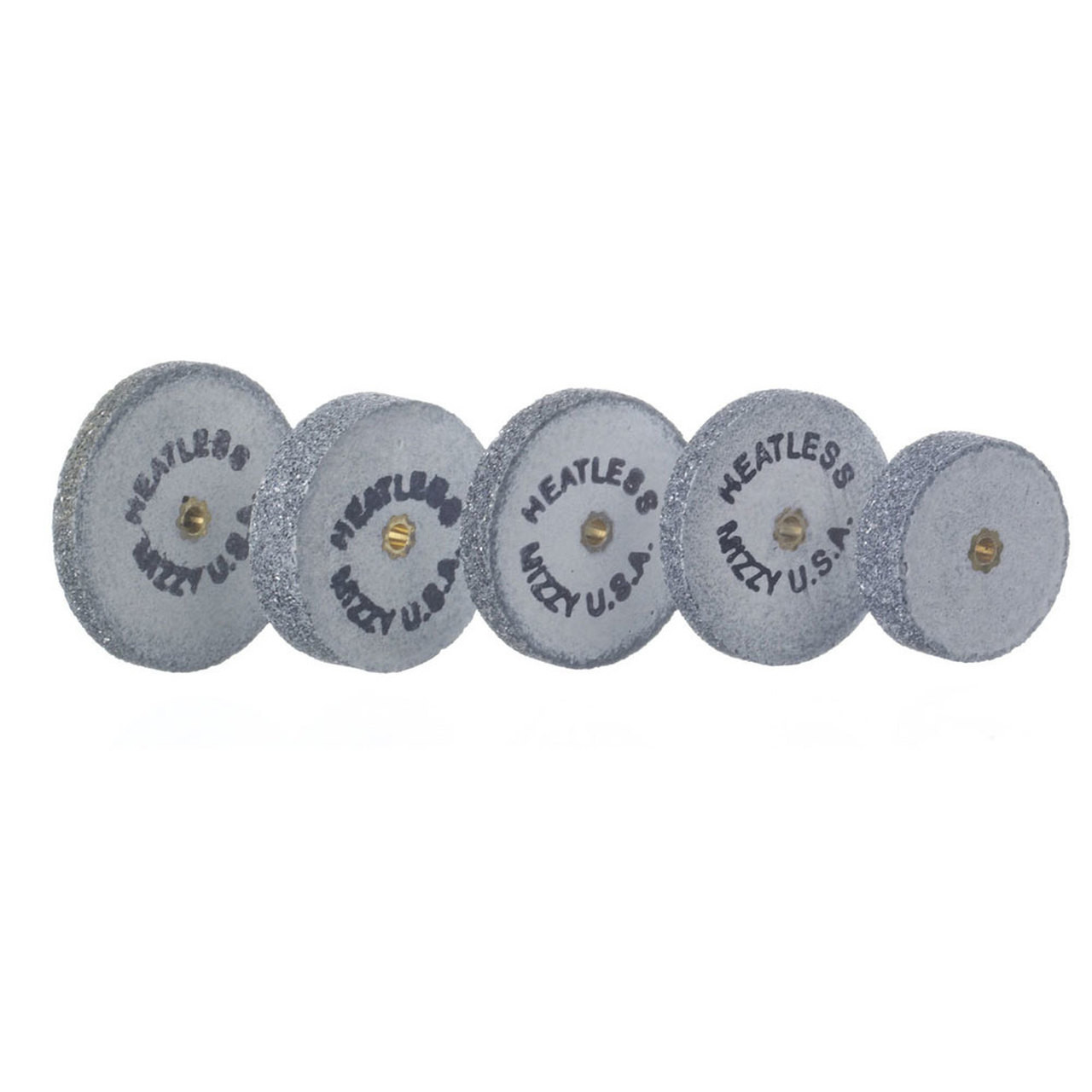 Keystone Mizzy Wheels White #8 1/8"x3/4" Heatless 50/pk