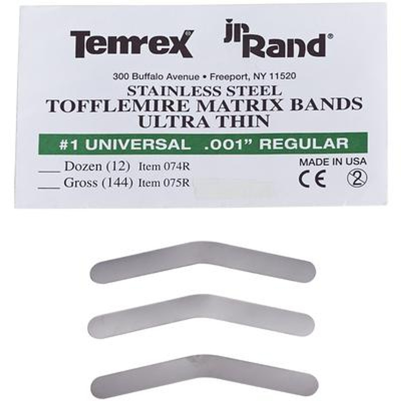 Temrex Sectional Matrix System, Wedges, Large 25/pk