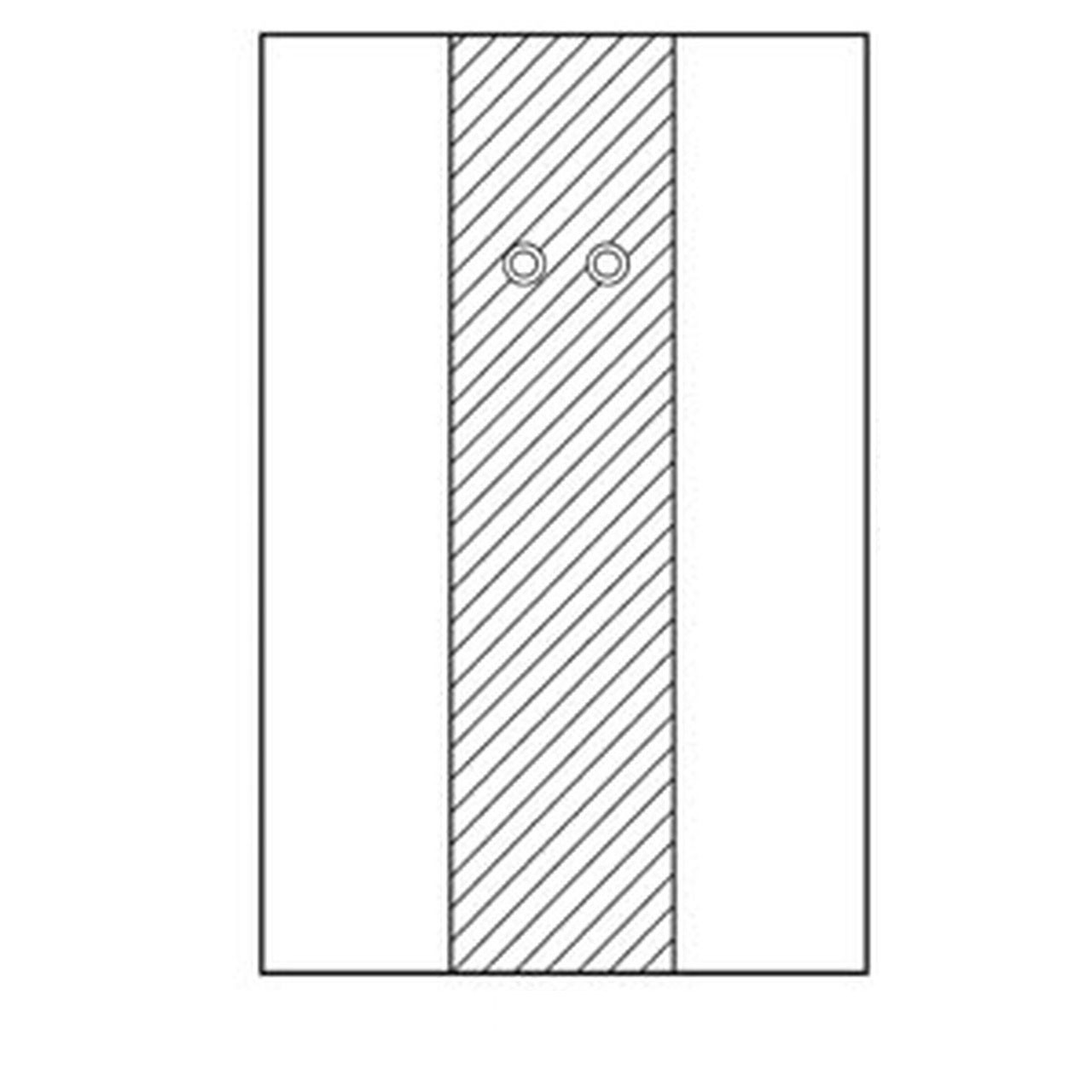 Halyard Impervious Femoral Angiography Drape, 87" x 135", X-Long, Sterile, 16/cs