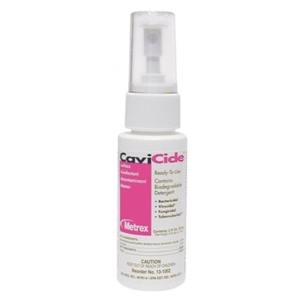 CaviCide1 Surface Disinfectant, 2 oz Bottle, 48/ea 13-5002