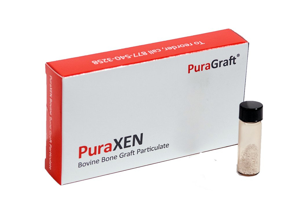 Puragraft PuraXEN Mineralized Bovine Cancellous Particulate 25-1mm, 0.5cc