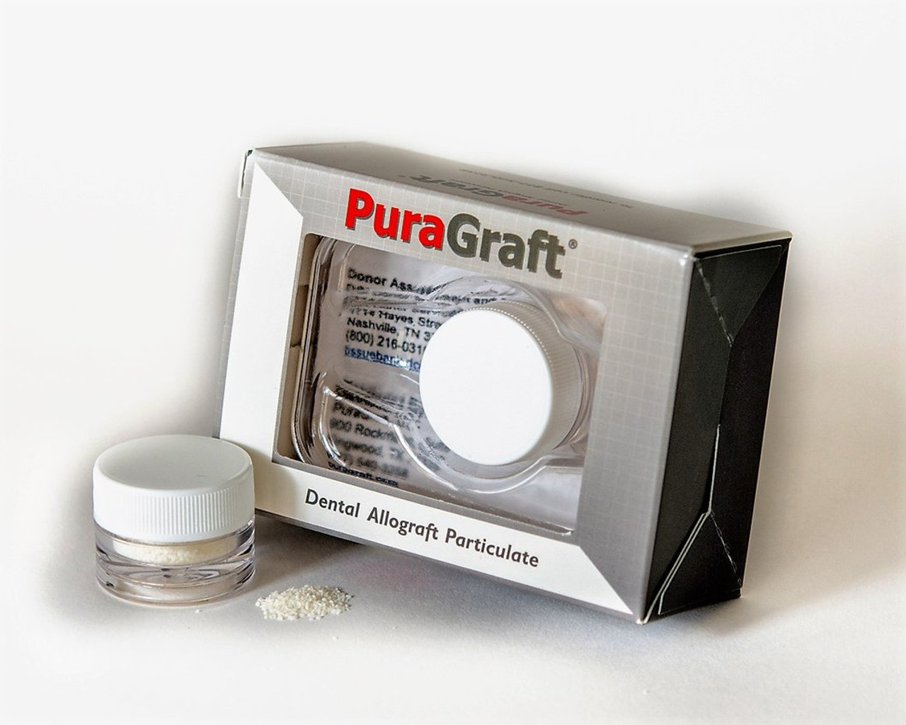 Puragraft Mineralized Cortical Allograft Particulate 250-1000 micros 5cc Professional Use Only