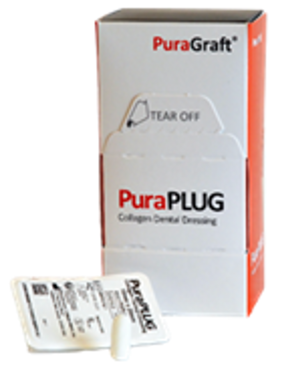 Puragraft PuraPLUG Collagen Dressing 10X20mm, 10/bx