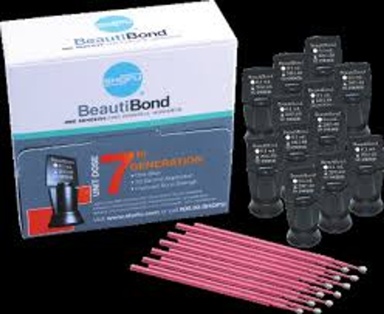 Shofu Beautibond Adhesive Unit Dose Kit, 50x0.1ml Ampule Doses, 50xMicrobrushes