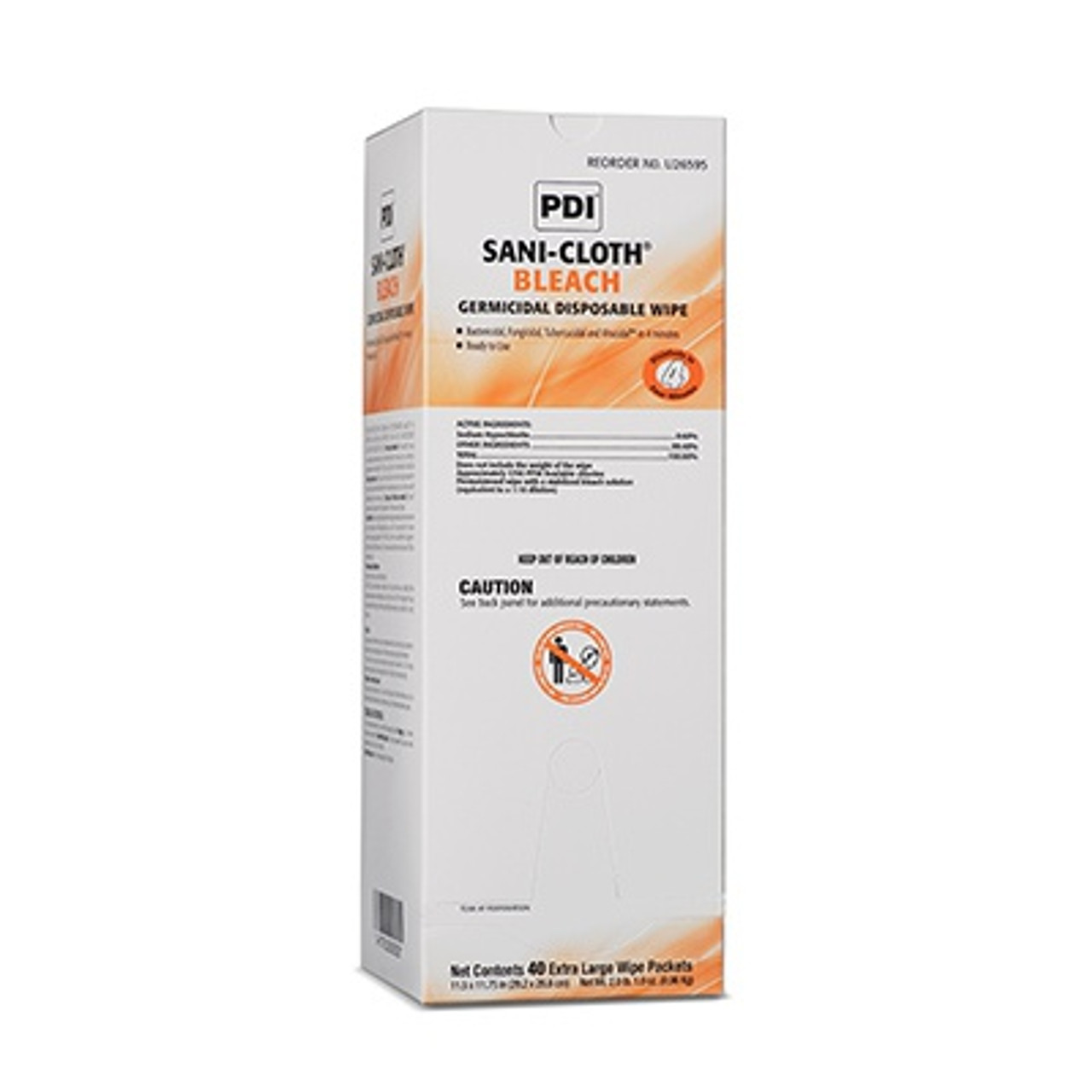 Pdi Sani Cloth Bleach Wipe 50 Kill Claims 4 Minutes X Large 11