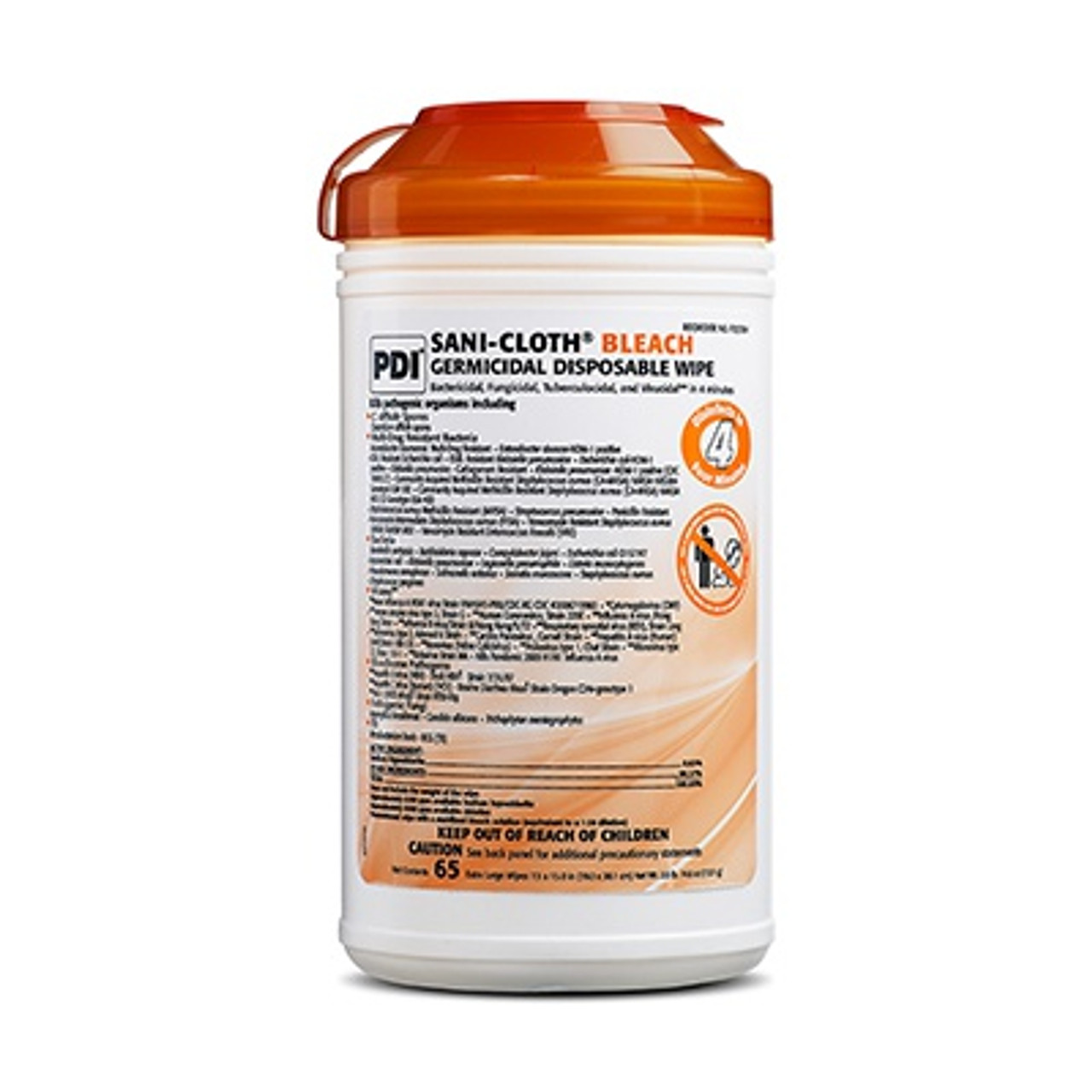 Pdi Sani Cloth Bleach Wipe 50 Kill Claims 4 Minutes X Large 7