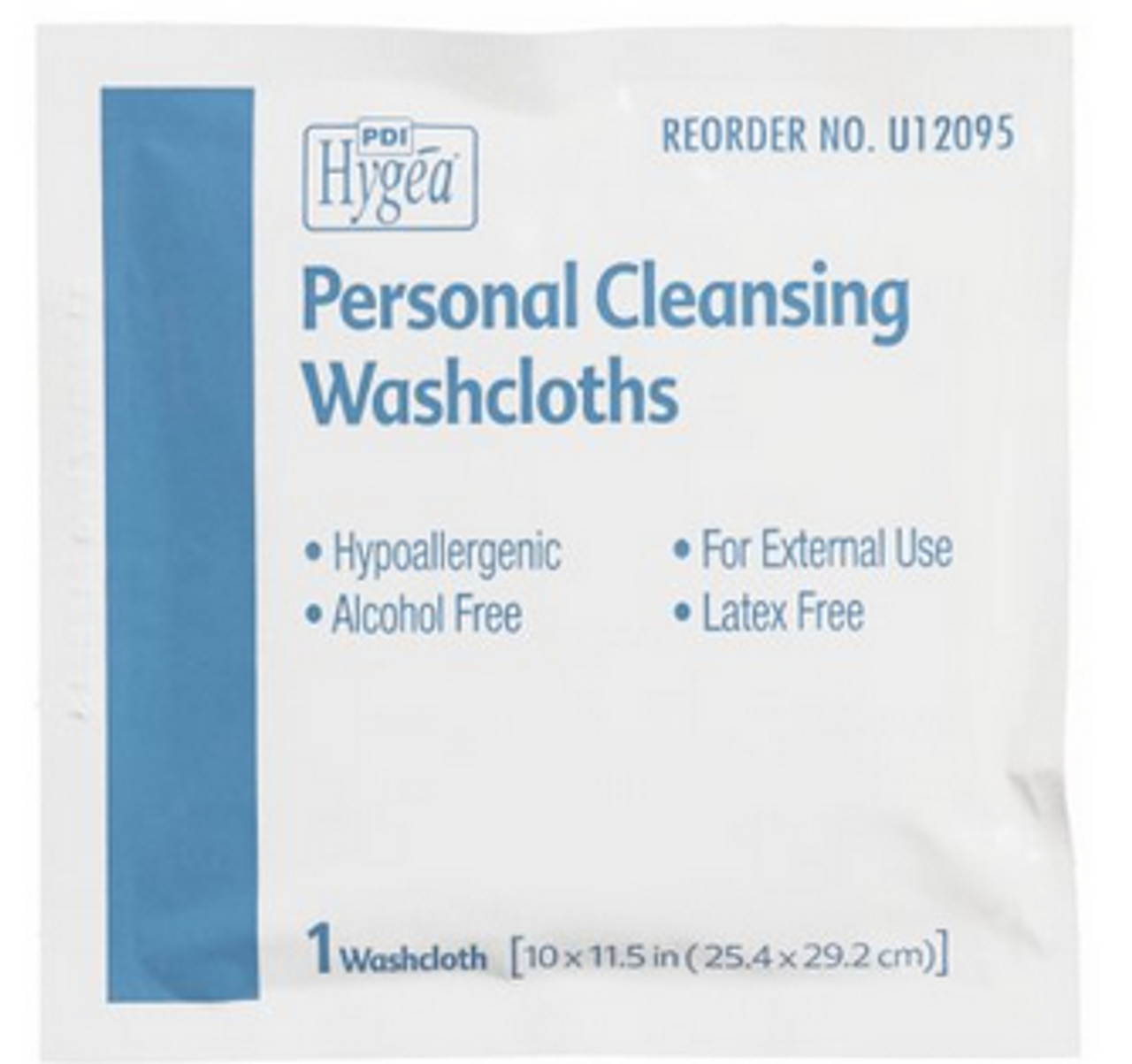 PDI Hygea Multi-Purpose Flushable Personal Cleansing Cloth, Individually Packed, 400/cs U12095