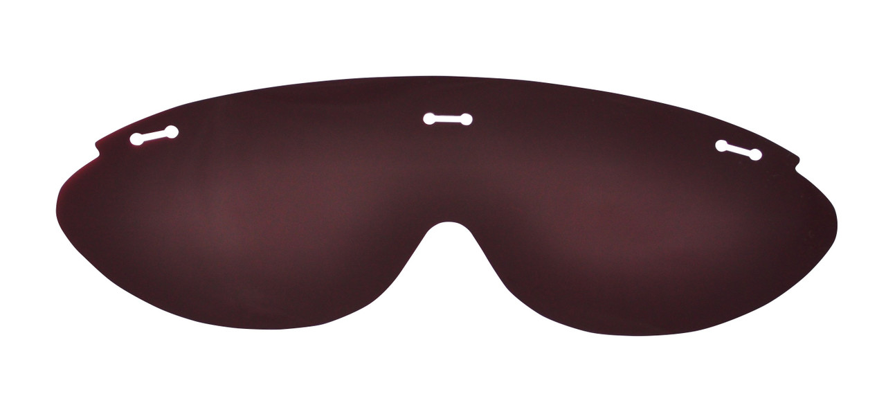 Palmero Dynamic Disposables Safety Eyewear, Replacement Lenses, Grey, 100/pk