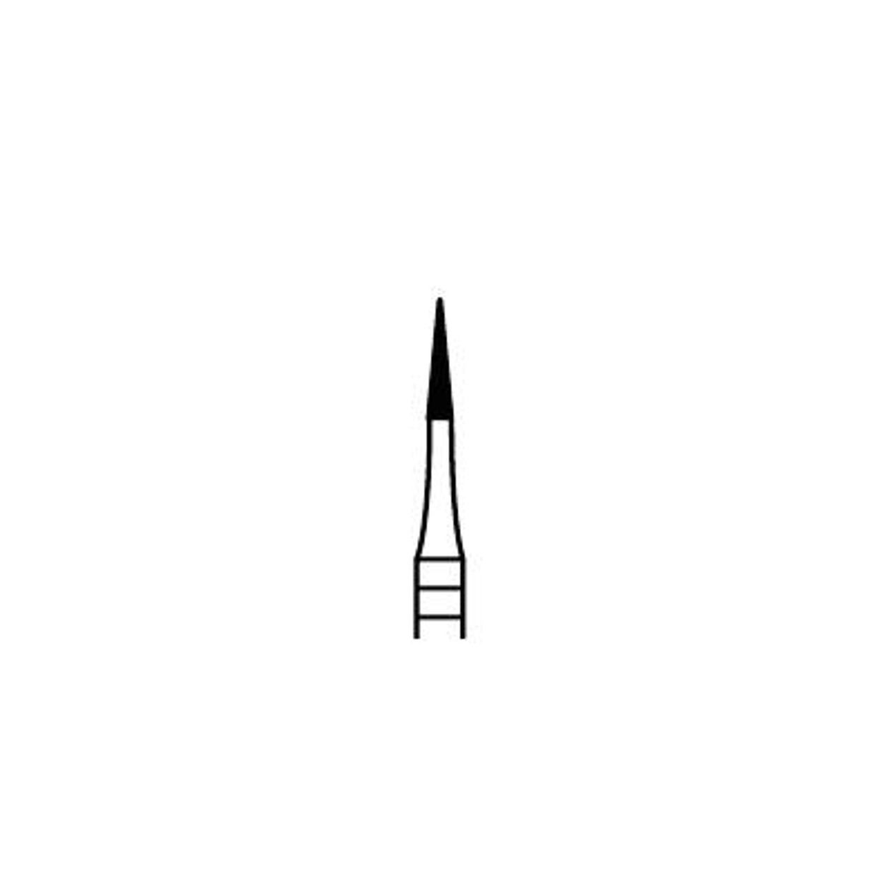 Shofu Robot Carbide CTF-FG Finishers, SH 133 UF, Head Size 010 mm, Head Length 4.2 mm, 30 Blades, 450,000 RPM, FG, 3/pk