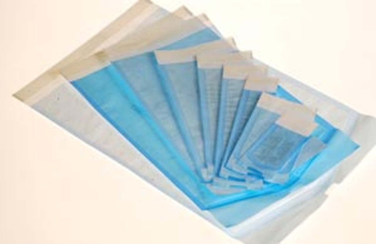 Crosstex Duo-Check Sterilization Pouches, 10" x 15", 100/bx, 5 boxes/cs