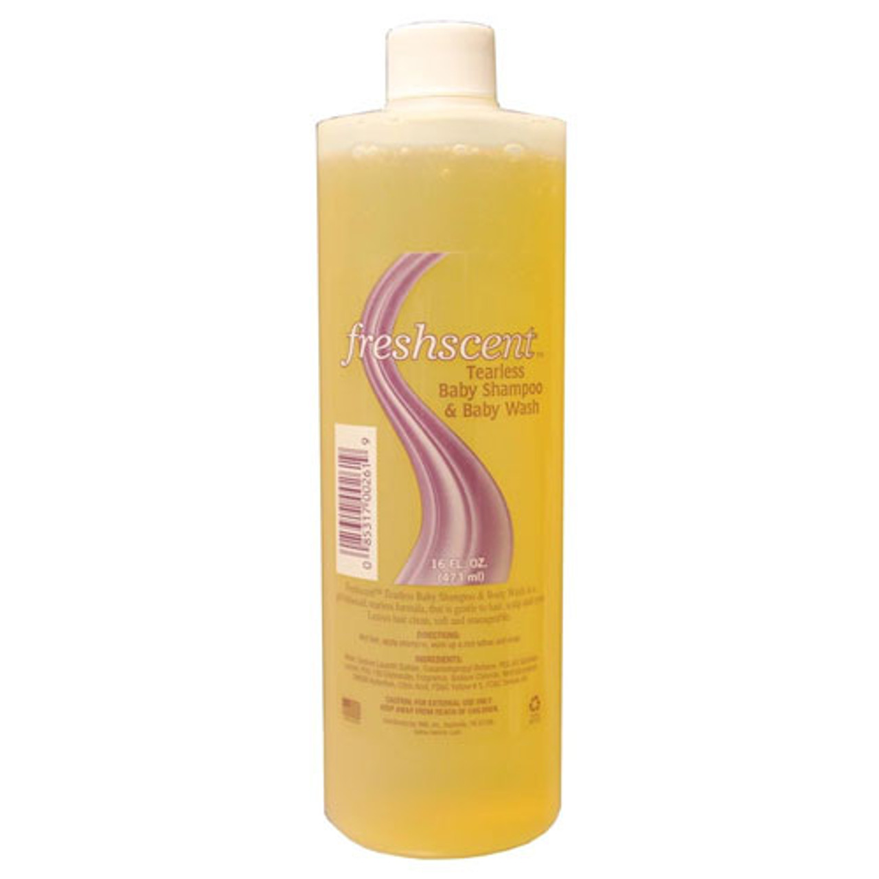 NWI Shampoo & Conditioner Tearless Baby Shampoo & Body Wash, 16 oz, 12/cs