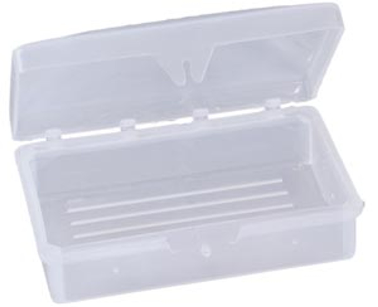 NWI Soap Dish Clear, Hinged Lid, 100/cs