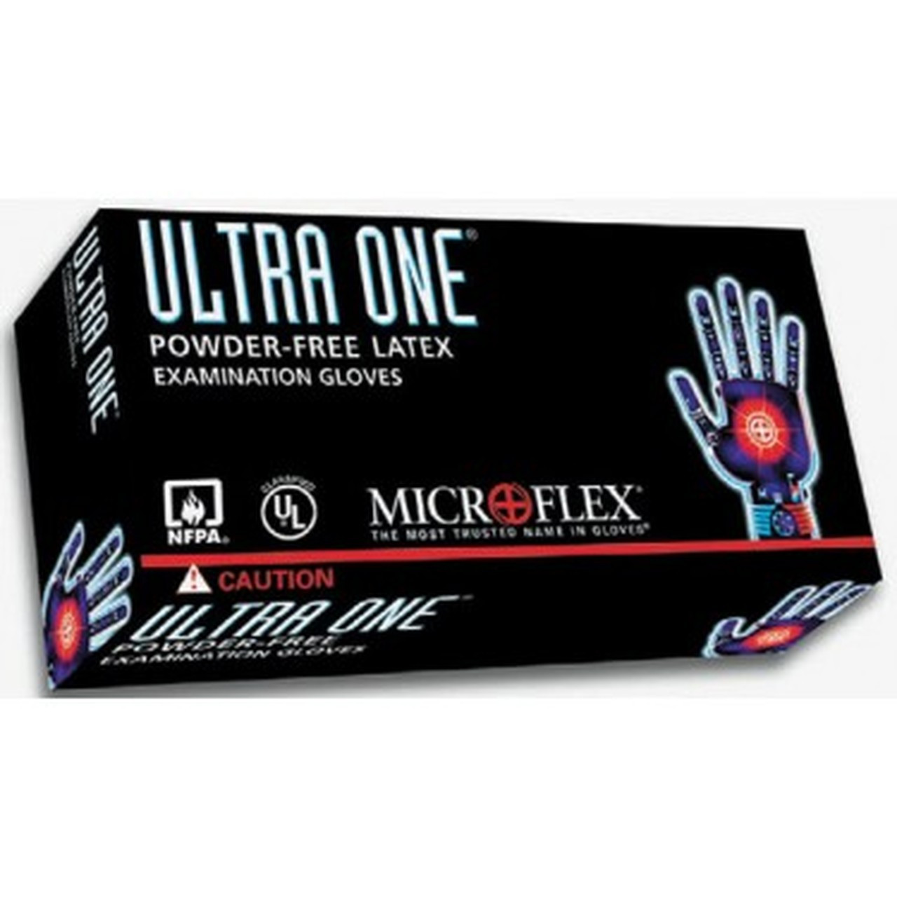 Microflex UltraOne Latex PF Exam Gloves 100/cs - M UL-315-M