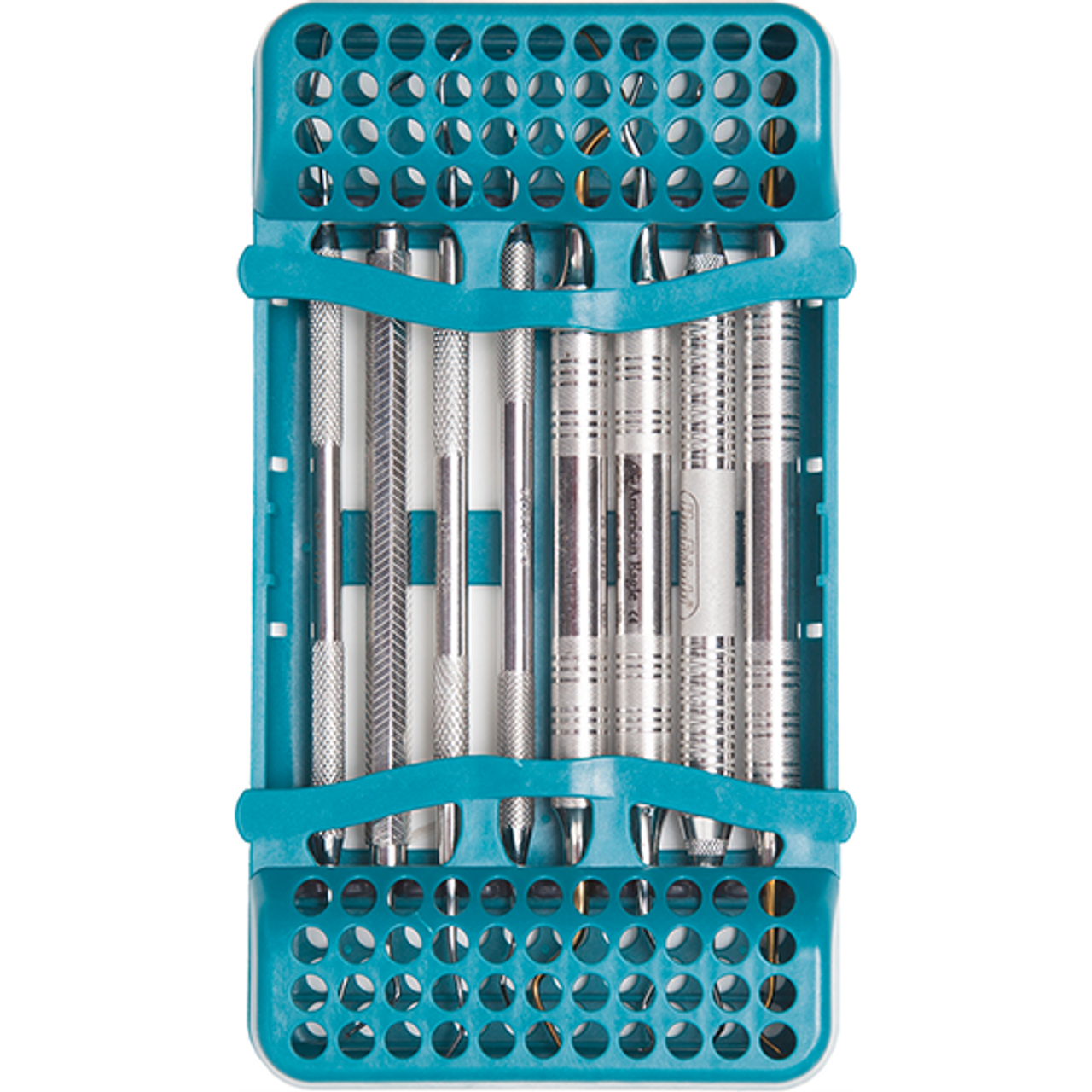 Zirc E-Z Jett Cassette 8-Place Slim, Teal, ea