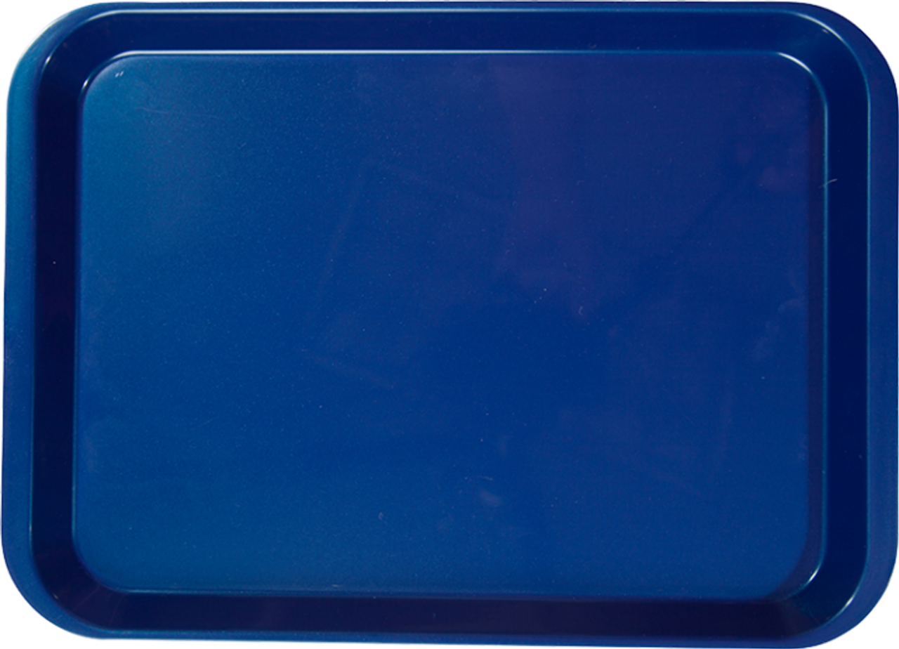 Zirc B-Lok Flat Tray 13-3/8x9-5/8x7/8 Midnight Blue