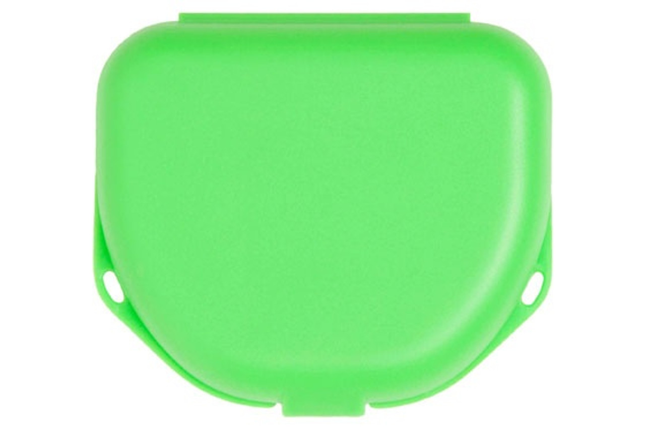 Zirc Retainer Box 1" Deep, Neon Green, 12pk