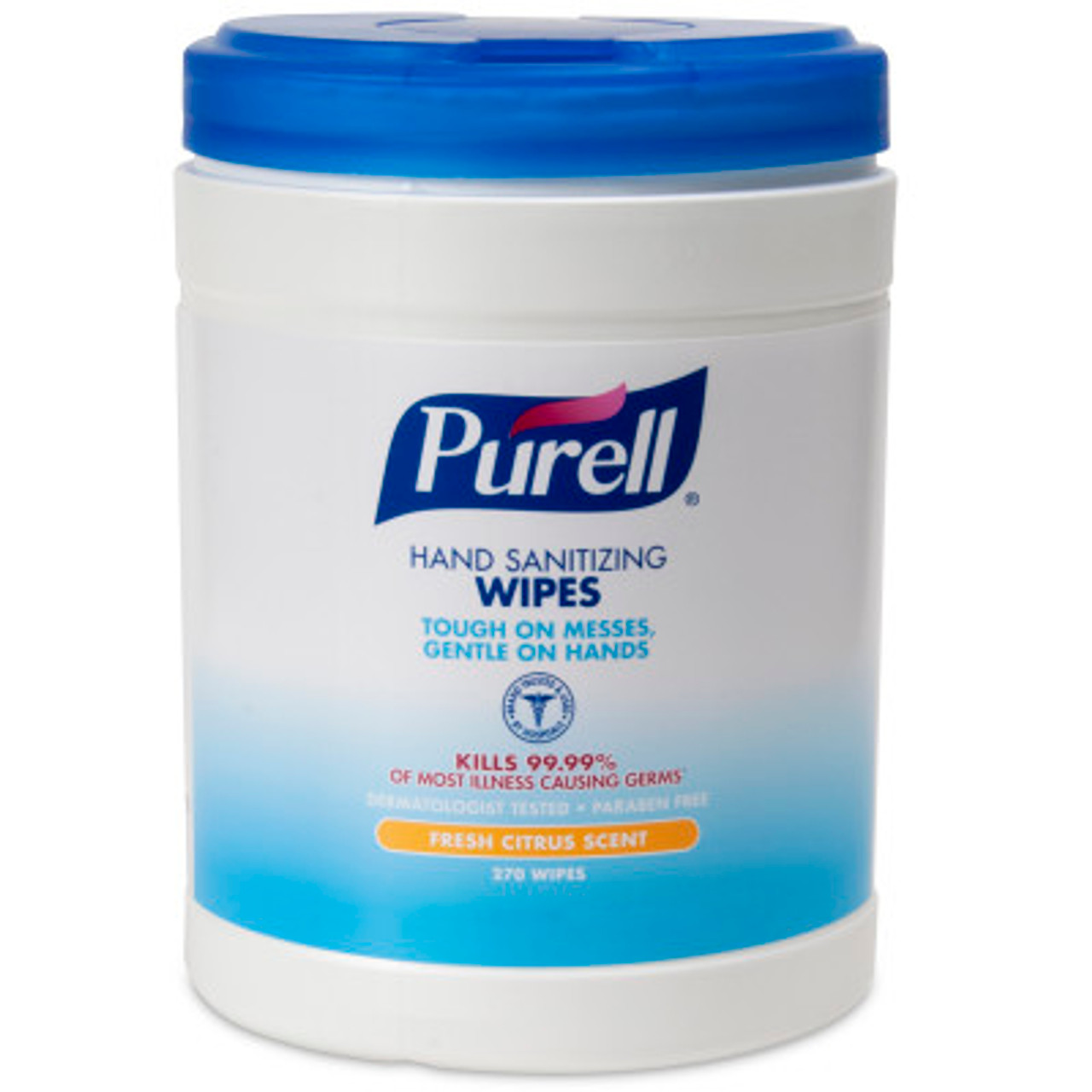 Gojo Purell Hand Sanitizing Wipes Alcohol Free, 270 Count Eco-Fit Canister, ea