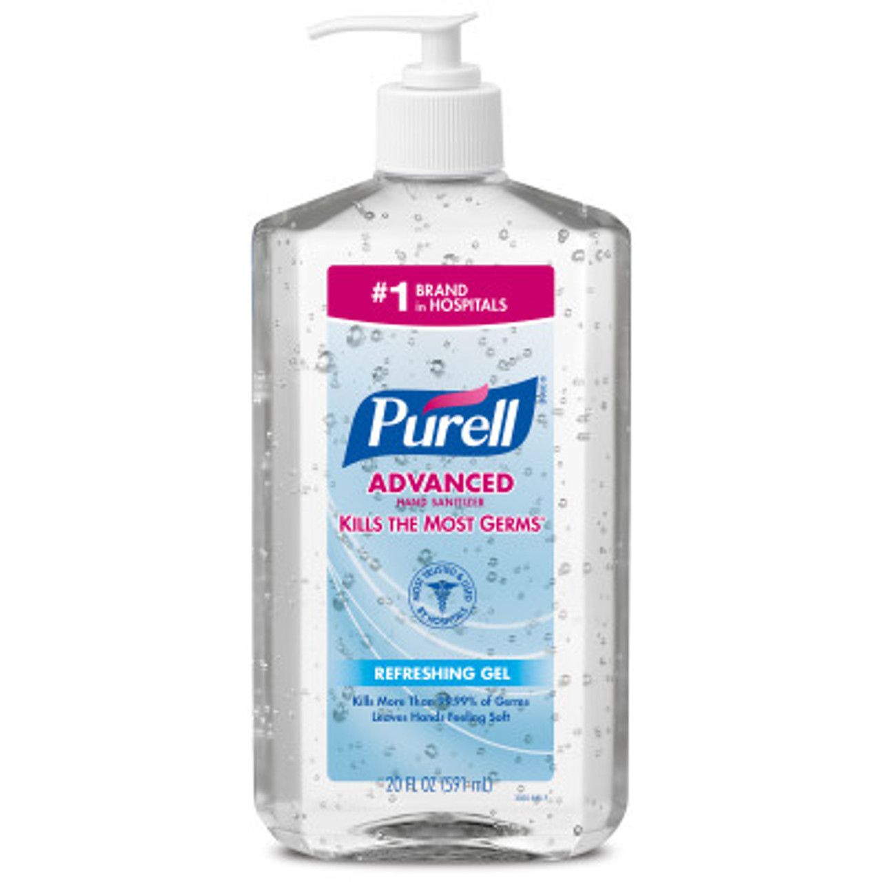 Gojo Purell Advanced Instant Hand Sanitizer,  20 fl oz Pump Bottle, ea