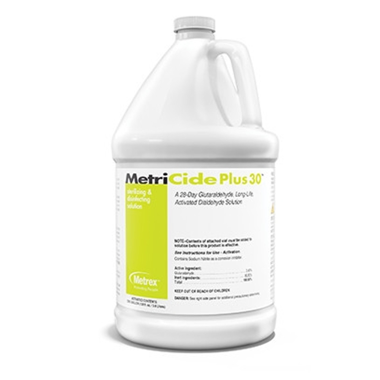 Metrex MetriCide Plus 30 High-Level Disinfectants, 3.4% Glutaraldehyde, Gallon 10-3200