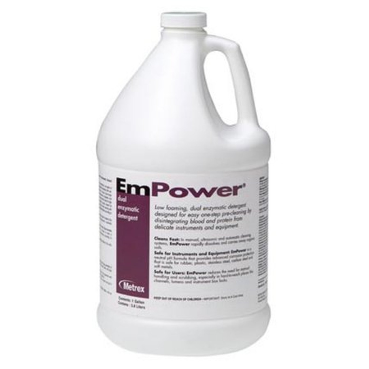 Metrex EmPower Dual Enzymatic Solution, Gallon, ea 10-4100