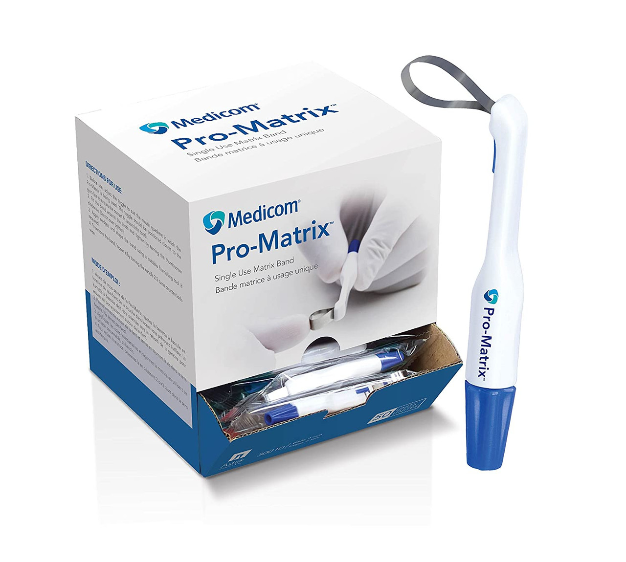 matrix,p5proセット　にろ Medicom Pro-Matrix Disposable Matrix System, Wide, 6mm, 50/bx
