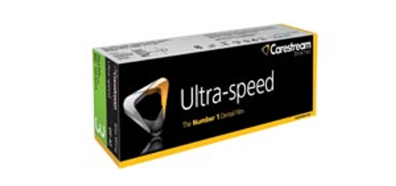 Carestream Ultra-Speed Intraoral X-Ray Film, DF-42 #3, Single Bitewing-Paper Packets 100/bx