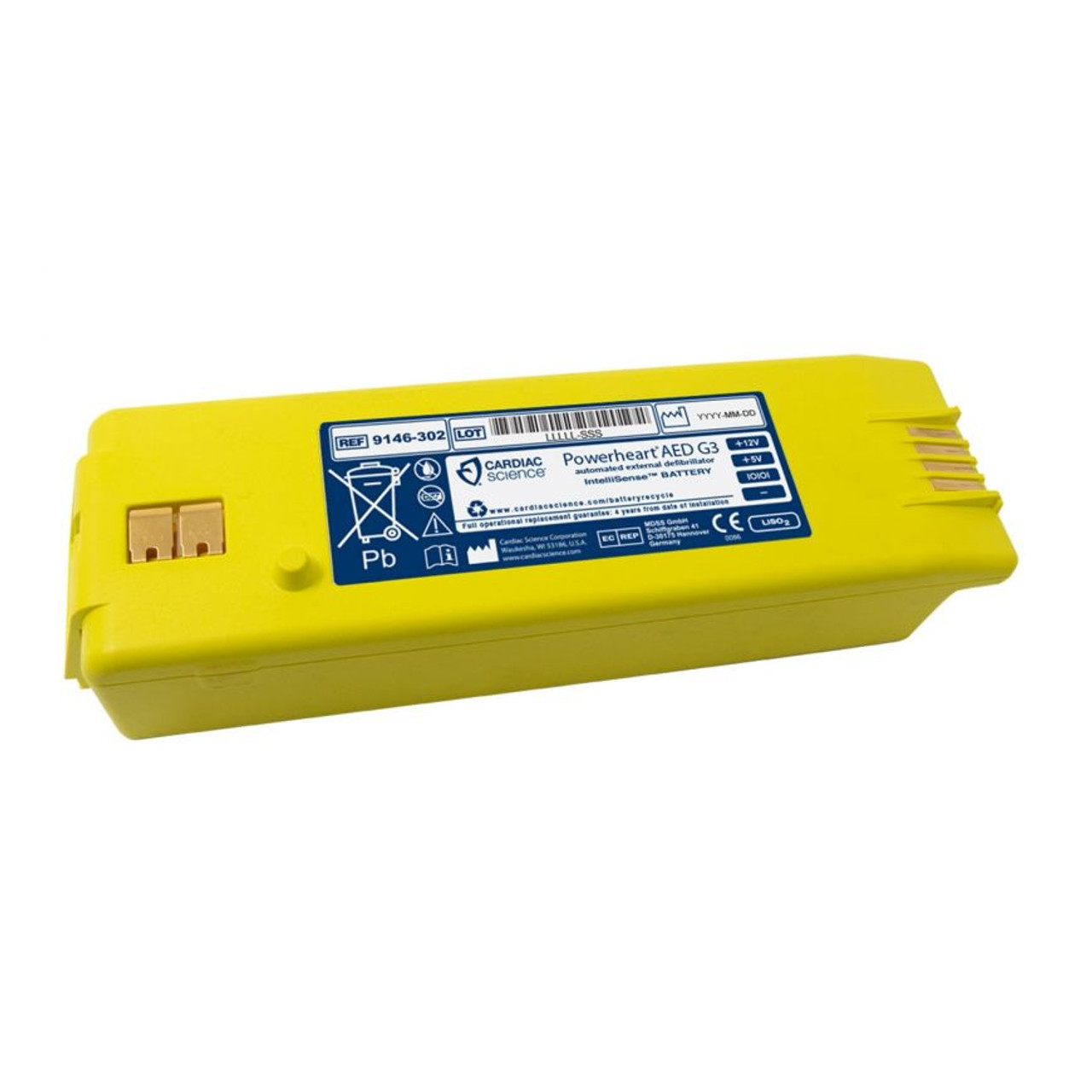 Zoll AED Powerheart G3 Defibrillator & Accessoy, Intellisense Lithium Battery For G3 Pro, Yellow