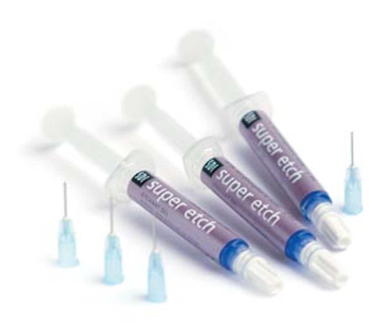 SDI Super Etch 37% Phosphoric Acid Etchant Gel, Disposable Tips for Super Etch Syringes, 23 gauge (Blue), 25/pk 8100050