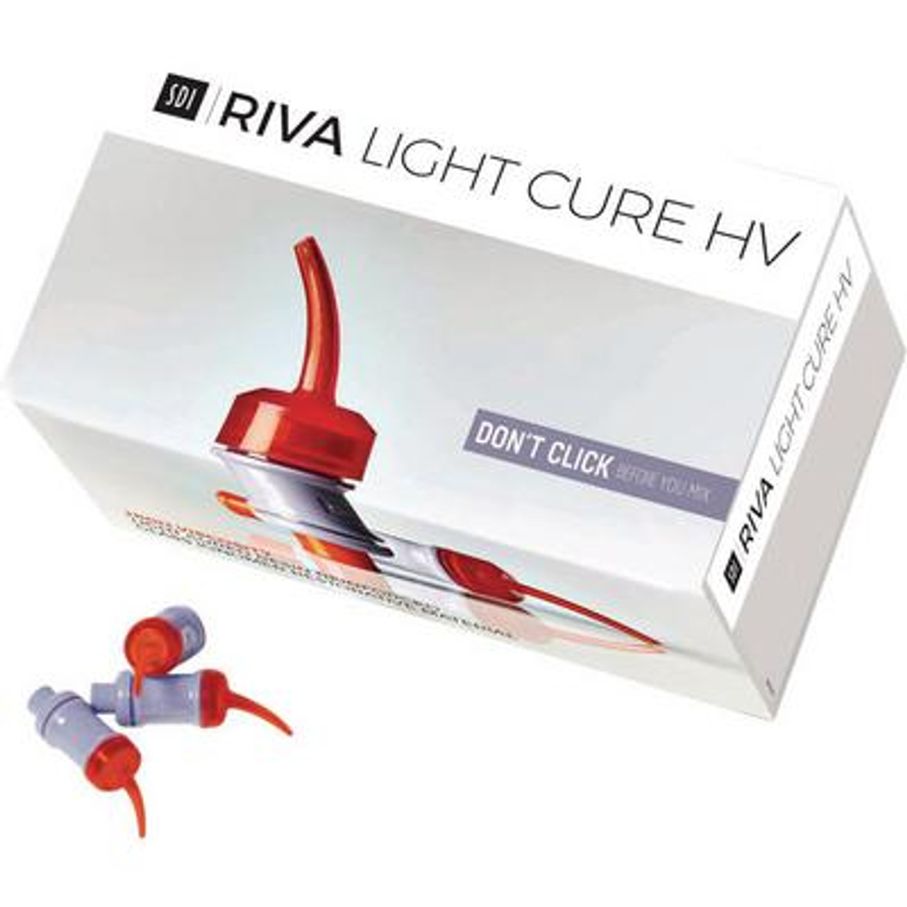 SDI Riva Glass Ionomer Light Cure HV Capsules, Shade A1 Standard, 50/bx 8730001