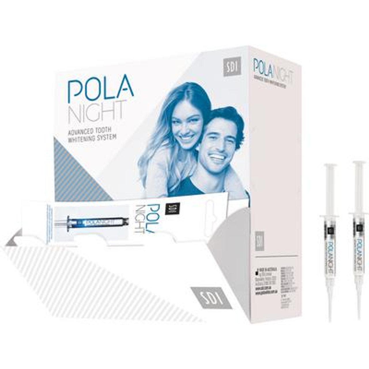 SDI Pola Day + Pola Night Take Home Whitening, 50 Syringe Dispenser Pack, 22% Carbamide Peroxide 7700080