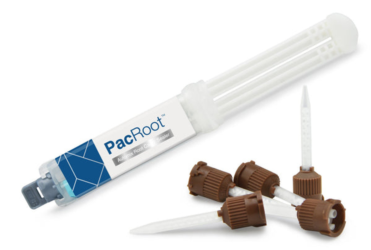 Pac-Dent PacRoot Root Canal Sealer PacRoot Zinc Oxide Eugenol Root Canal Sealer, 10 gm with 15 tips