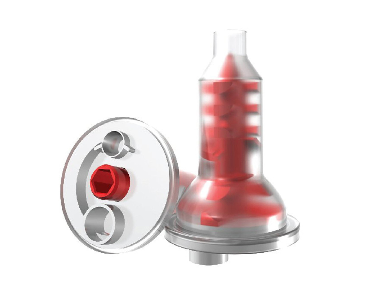 Pac-Dent Dynamic Mixer Red, 50 pcs. per Package, Designed for Pentamix 2&3