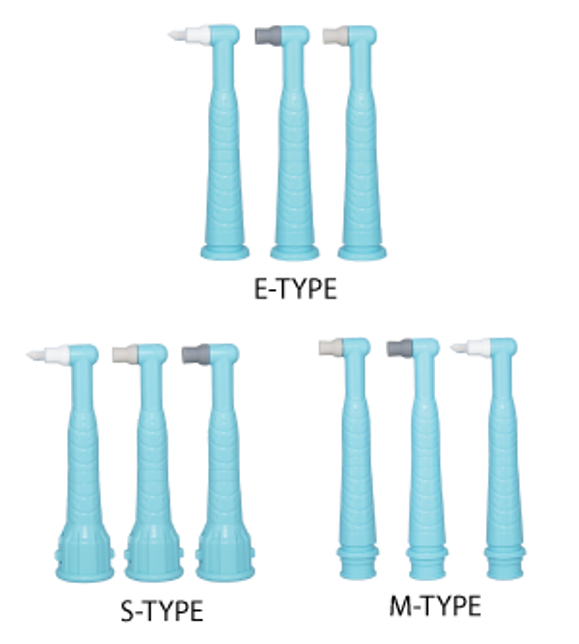 Pac-Dent ProAngle EZ E-Type Extented 90 Degree Prophy Angle, Firm Cup, 100/box