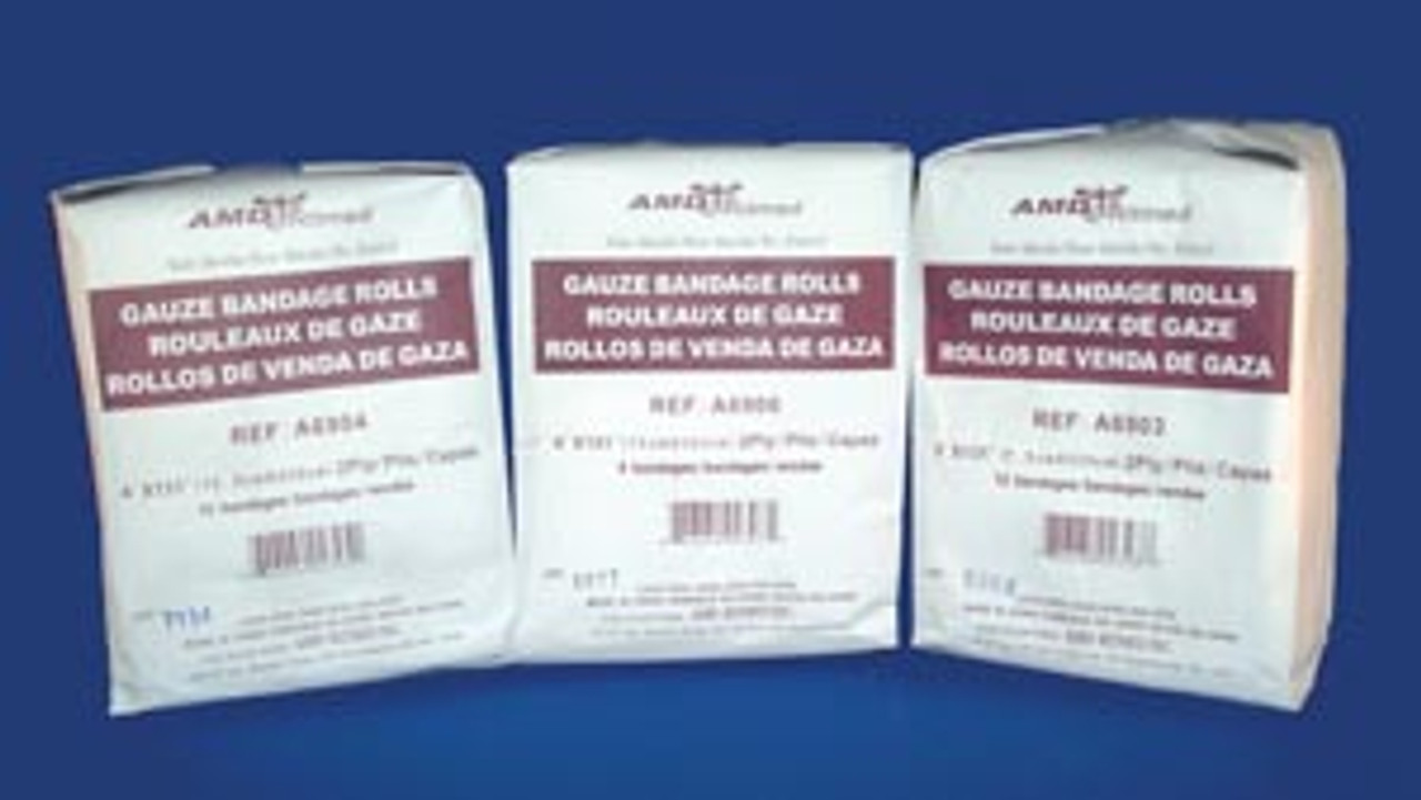 Medicom Bandages Gauze, 4"x131", Sterile, 12/pk, 8 pk/cs