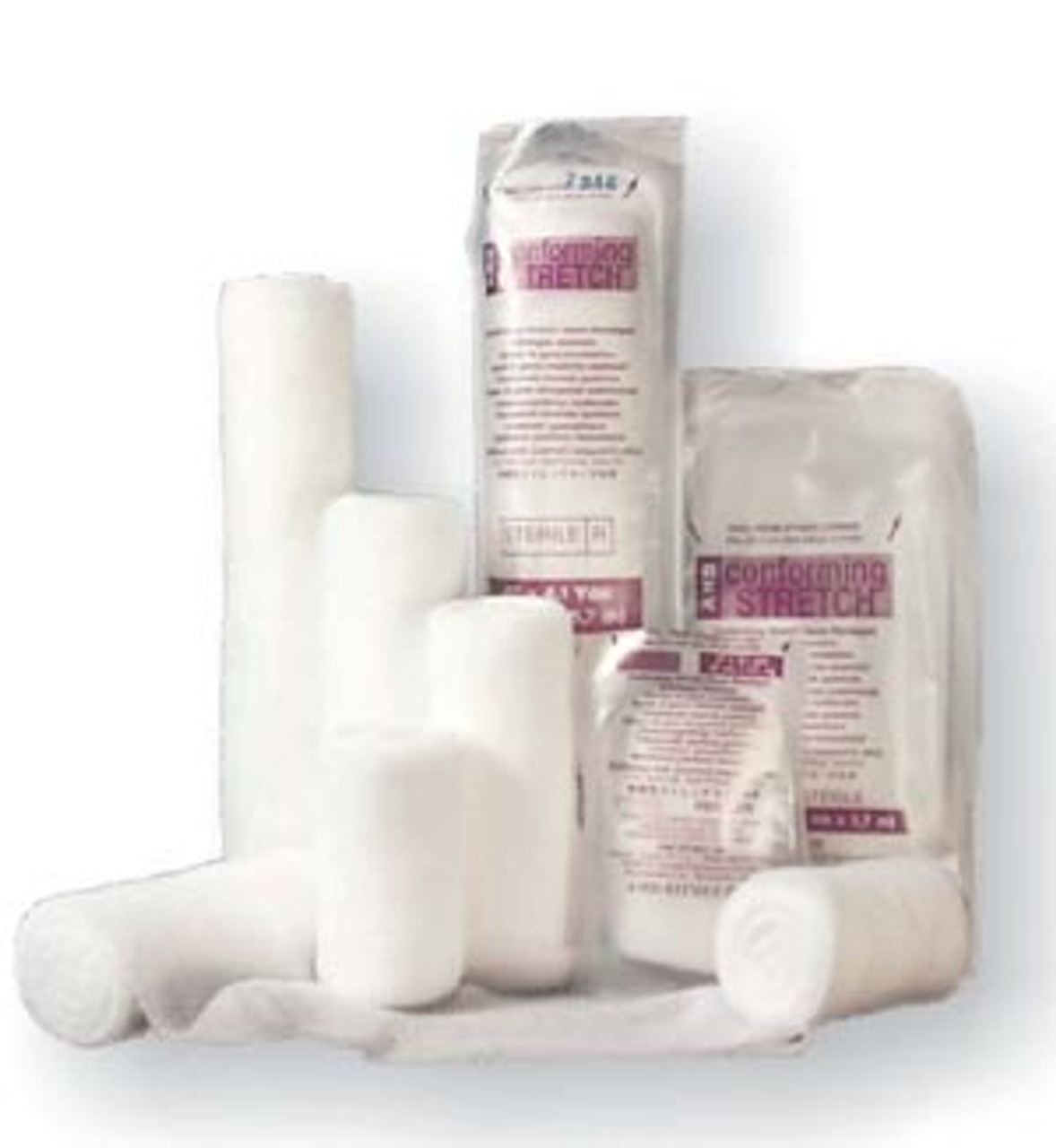 Medicom Bandages , 4"x4.1 yds, White, Non-Sterile, 12/bx, 8 bx/cs