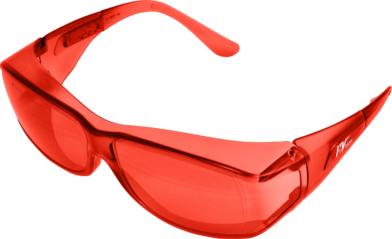 Palmero Eyesaver Sleeks Goggles, Red Bonding Frame & Lens, Universal Fit 12/bx