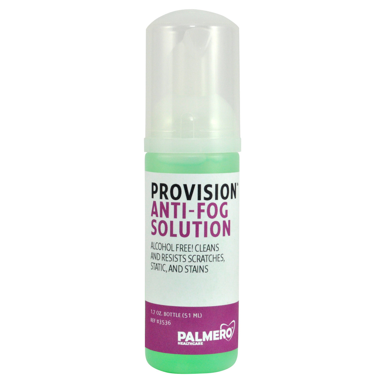 Palmero ProVision Anti-Fog Solution, 1.7 oz Bottle