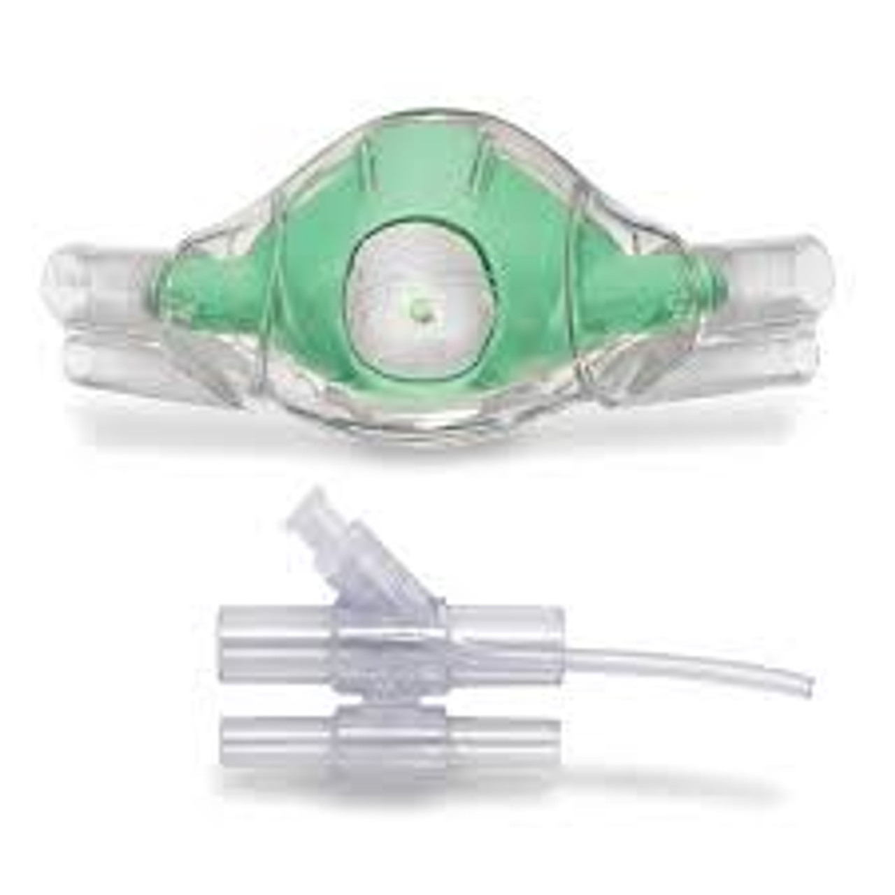 Crosstex Accutron Clearview Nasal Masks and Capnography Bundle, Adult, Fresh Mint, 12/pk