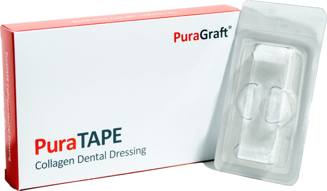 Puragraft PuraTAPE Collagen Dressing 1x3in 10/bx