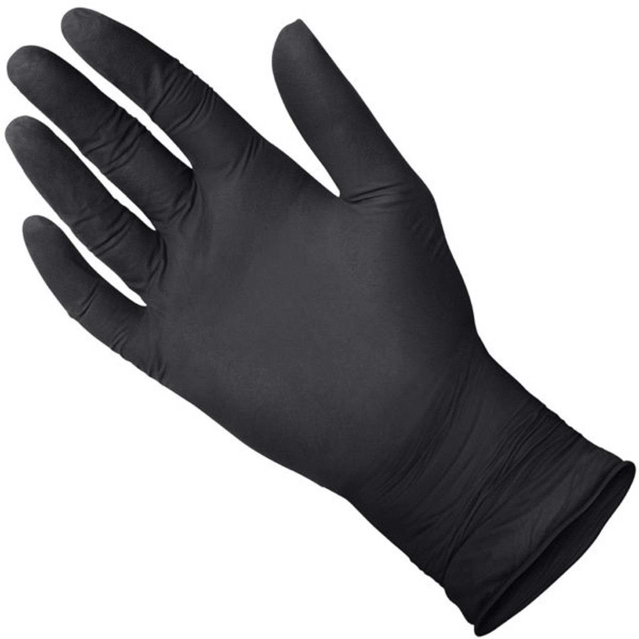 Medgluv Dragon Skinz Nitrile Exam Glove, Fentanyl Tested, 5mil, Textured, Black, Large 100/bx, 10/cs