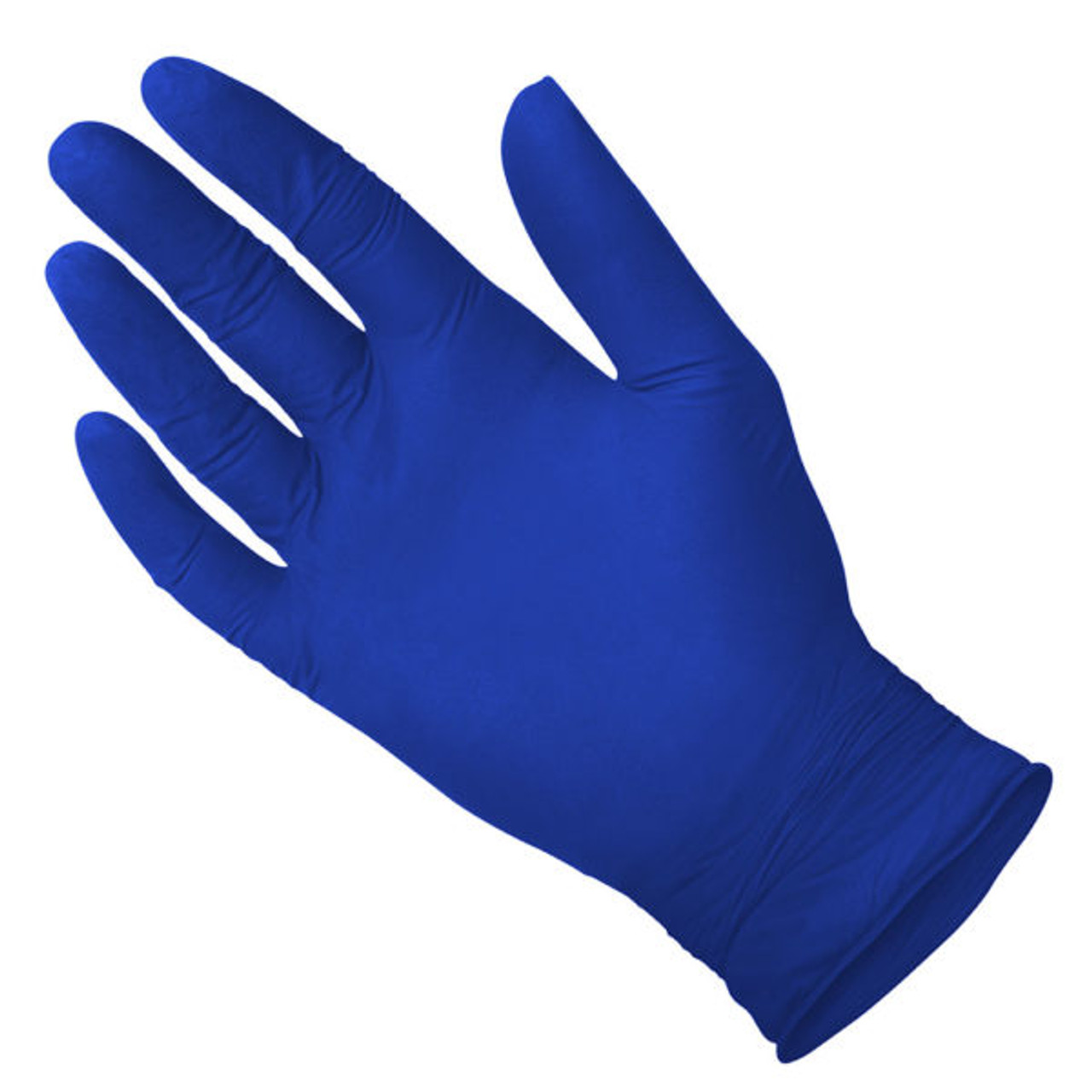 Medgluv Nitracare Nitrile Exam Glove, Textured Finger, Cobalt Blue, 3.5mil, Small 200/bx, 10/cs