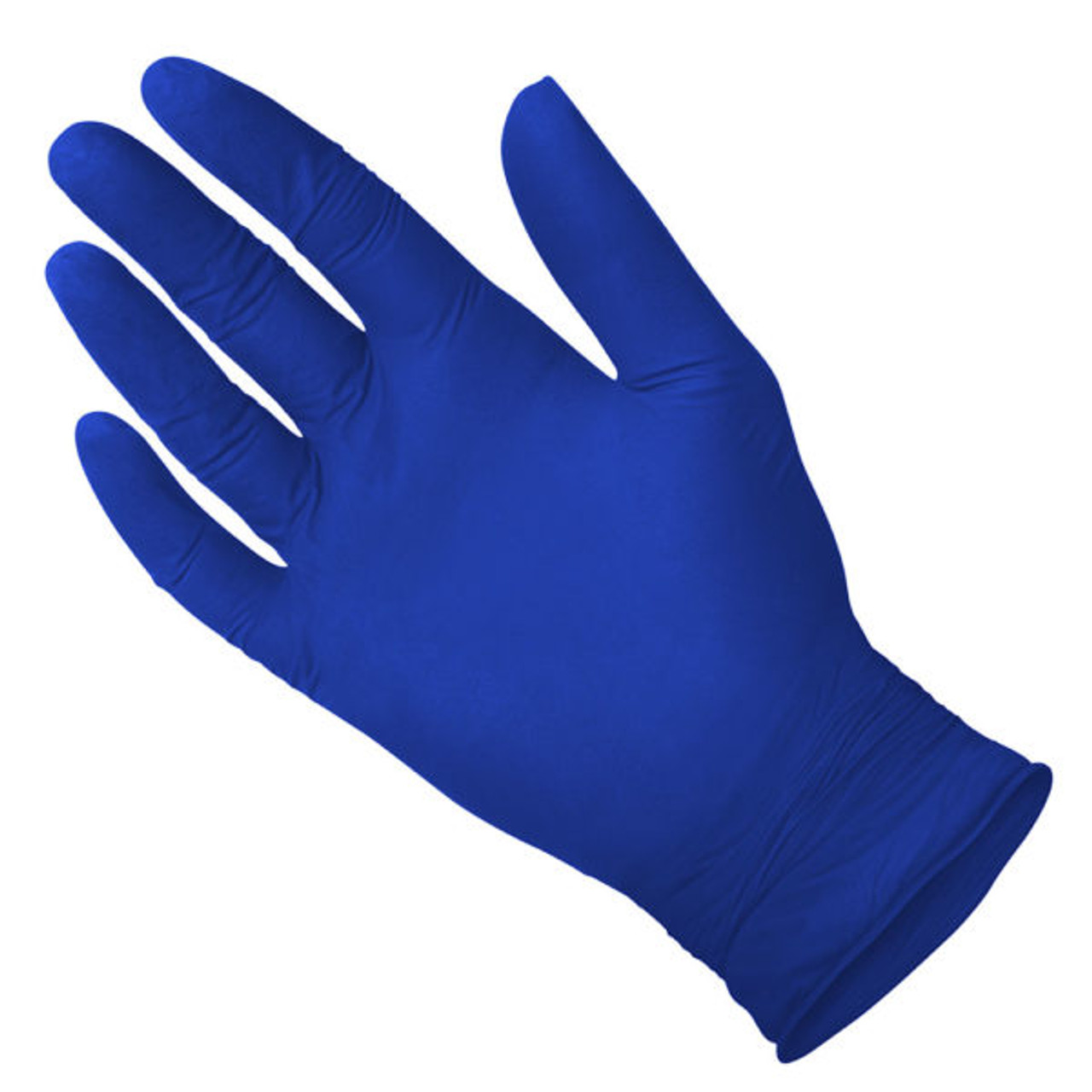 Medgluv Nitrasoft Nitrile Exam Glove, Textured Finger, Cobalt Blue, 3.5mil, Small 250/bx, 10/cs