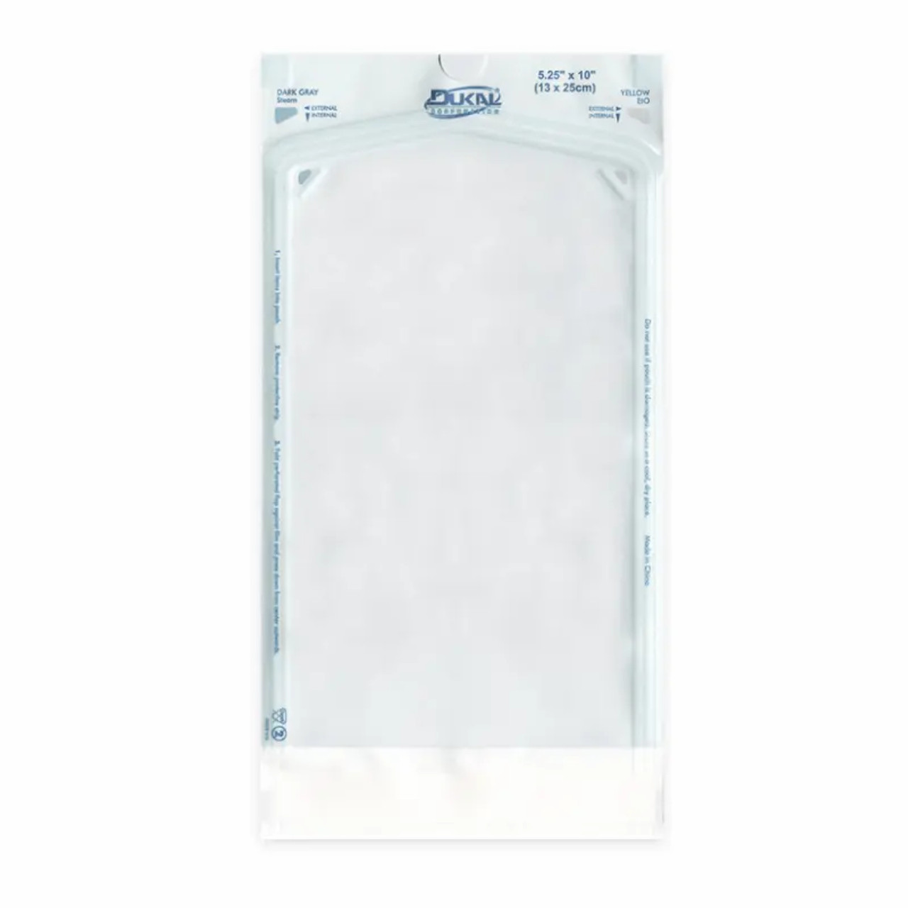 Dukal Sterilization Pouches 5.25" x 10" 200/bx