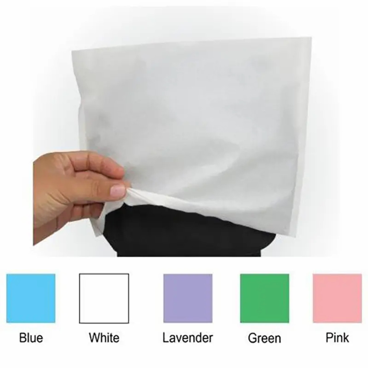 Dukal Unipack Headrest Covers Paper/Poly 10" x 13" White 500/cs