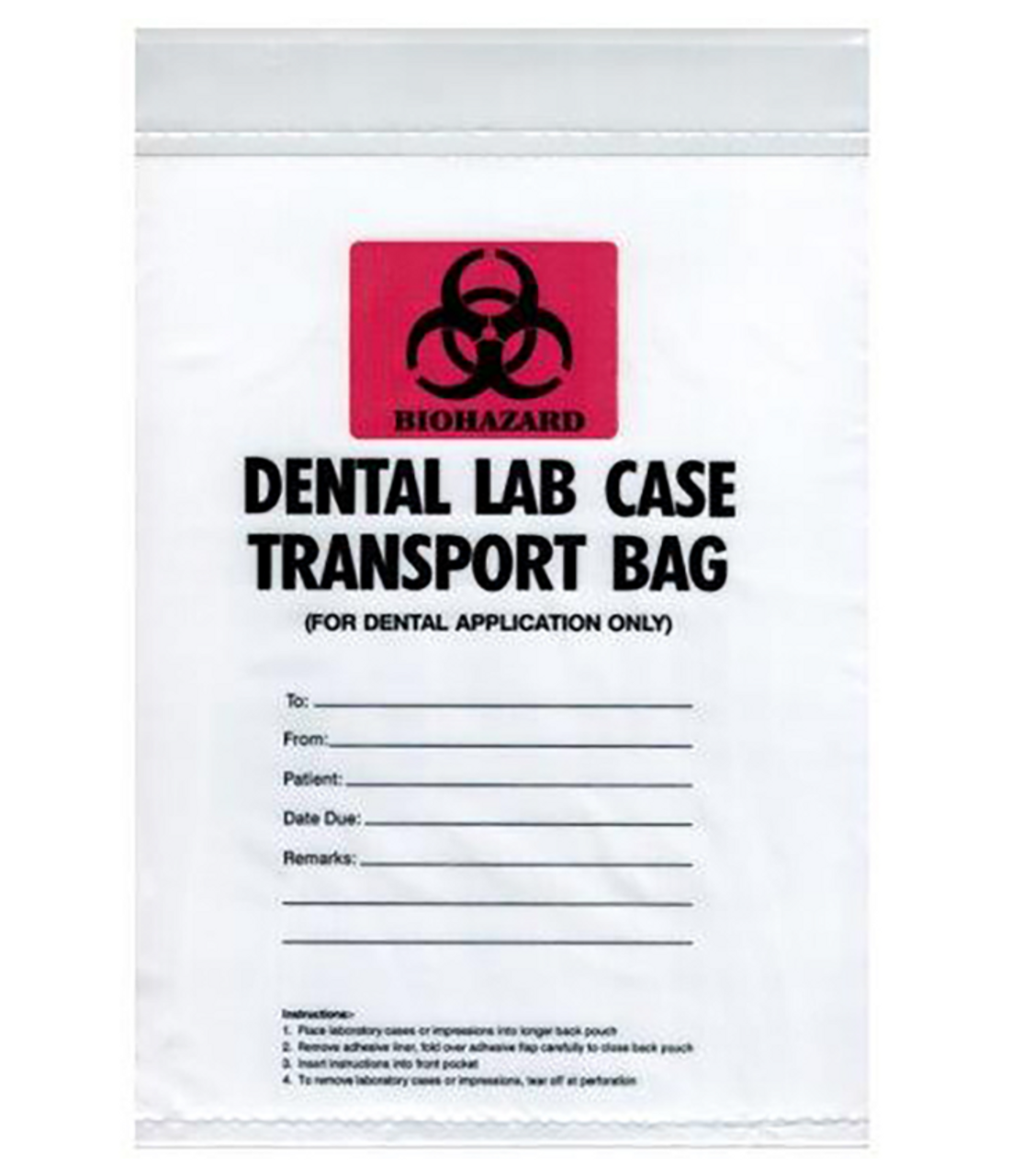 Dukal Unipack Lab Transport Bags 6-3/4" x 10" 100/bx